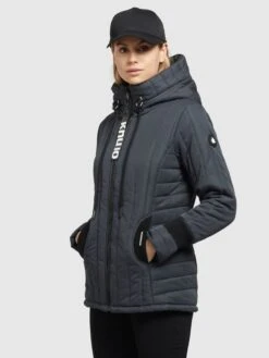 Khujo Vestes Dhiver Veste D’hiver TWEETY PRIME6 STRUCTURED Femme Bleu -Khujo 335f03d10cb8f293f201cba36d784d32