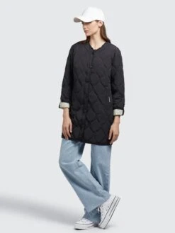 Khujo Manteaux De Mi-saison Manteau Mi-saison SIRA Femme Noir -Khujo 352831d148bd2fcd530adf1252c57dac