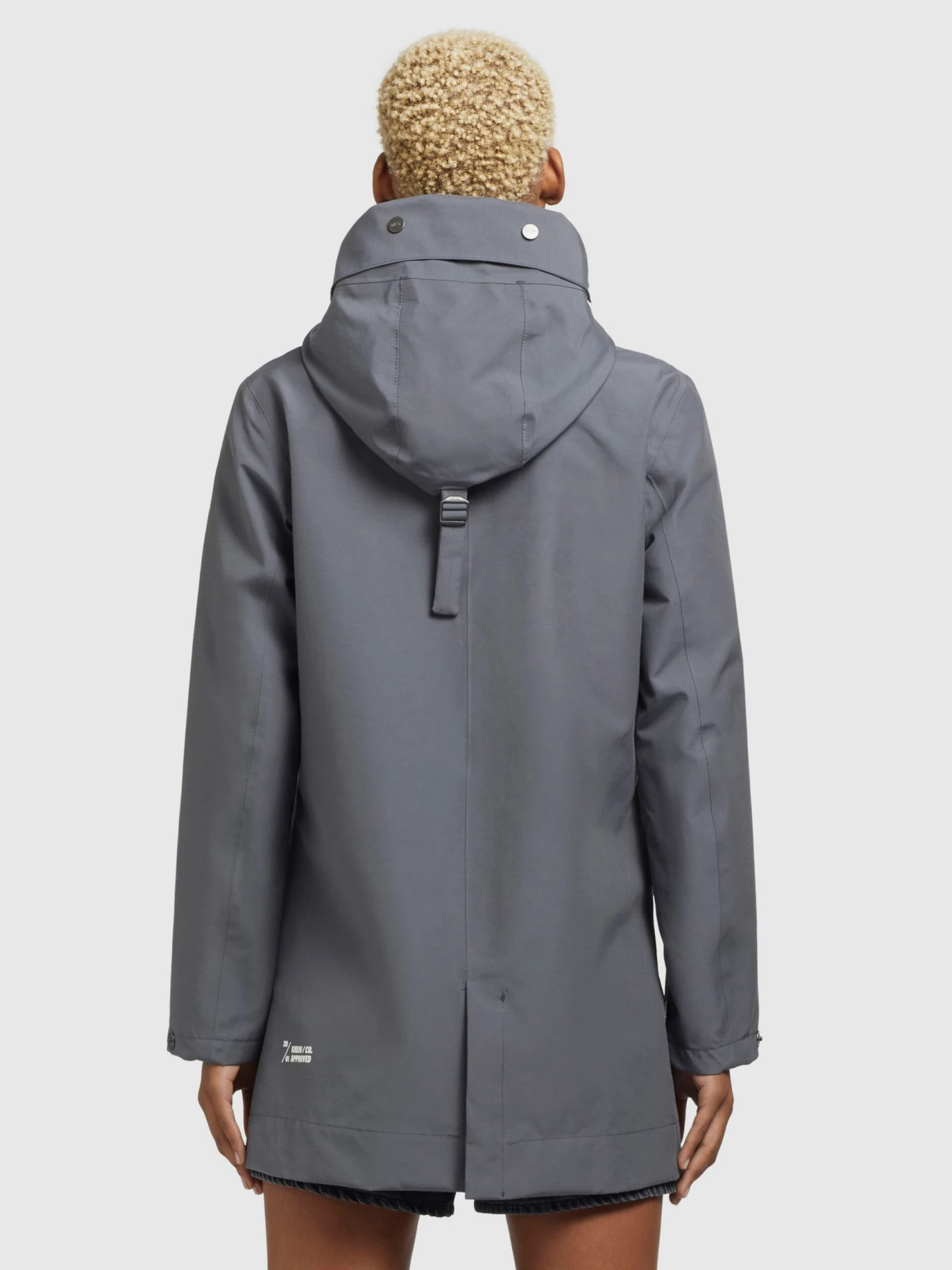 Khujo Manteaux De Mi-saison Manteau Mi-saison Artisa Femme Gris Fumé 6 Khujo Manteaux De Mi-saison Manteau Mi-saison Artisa Femme Gris Fumé - Image 4