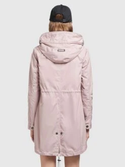 Khujo Parkas Parka Mi-saison DAYES Femme Rose -Khujo 366644d3a6be29085bfb54fd469db0a9