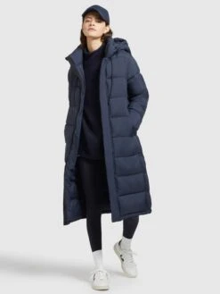 Khujo Manteaux Dhiver Manteau D’hiver Julina Femme Bleu Marine -Khujo 36e483b2b81ab23a8680f557fc13ef08