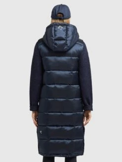 Khujo Vestes Sans Manches Gilet Tourin Femme Bleu Marine -Khujo 37c60c3c45b2b06bb4b6aec01d48f841