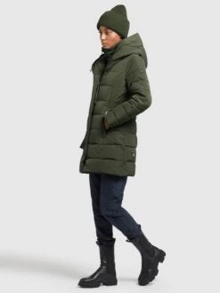 Khujo Manteaux Courts Manteau D’hiver Floyt Femme Olive -Khujo 38ede3aac28d3e42cd48202c35c45b17