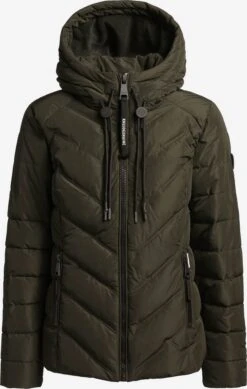 Khujo Vestes De Mi-saison Veste Mi-saison Stern Femme Kaki