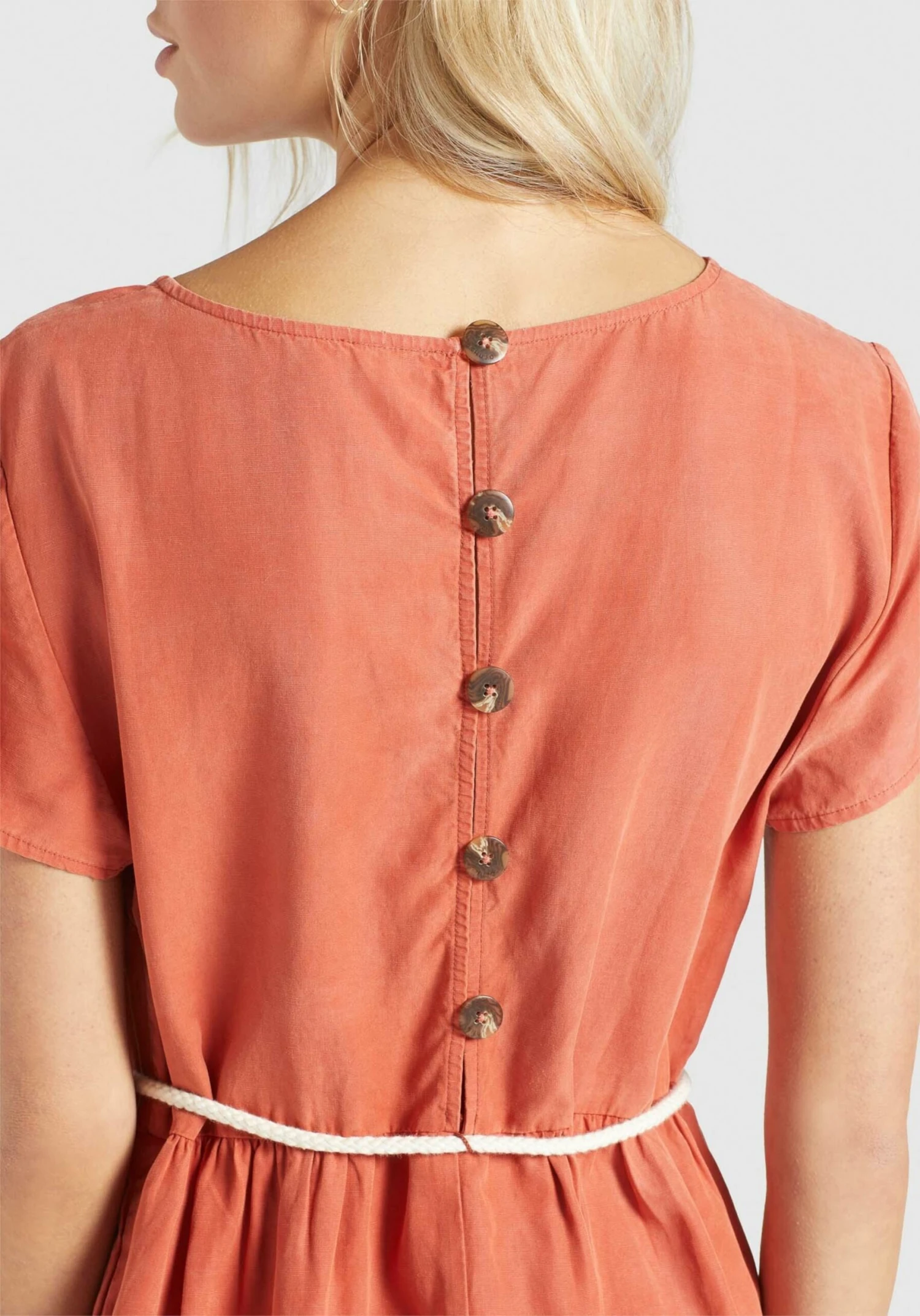 Khujo Mini-robes Robe ASBA Femme Orange 9 Khujo Mini-robes Robe ASBA Femme Orange - Image 7