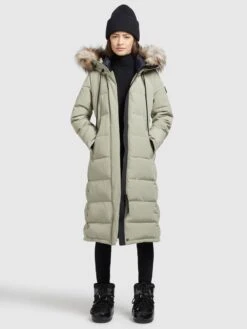 Khujo Manteaux Dhiver Manteau D’hiver LOLL Femme Vert Pastel -Khujo 3f1e0d26ea3588bf7814f8d3bb1c1714