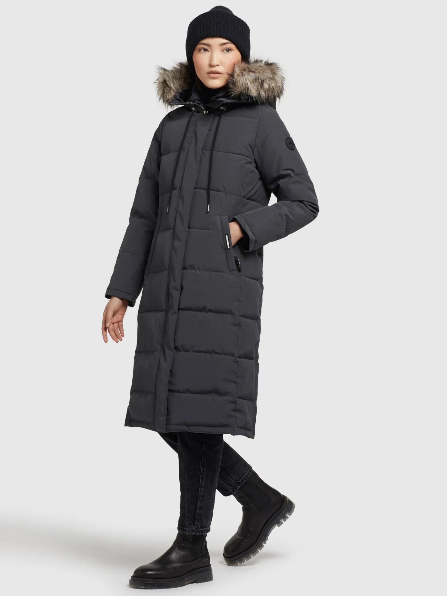 Khujo Manteaux Dhiver Manteau D’hiver LOLL Femme Anthracite 5 Khujo Manteaux Dhiver Manteau D’hiver LOLL Femme Anthracite - Image 3