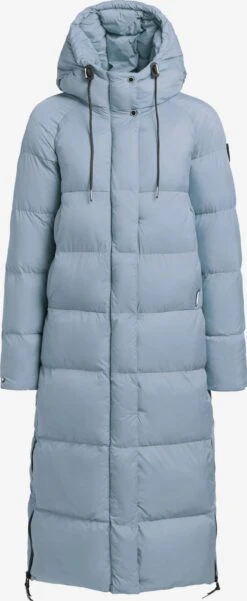 Khujo Manteaux Dhiver Manteau D’hiver Femme Bleu Clair