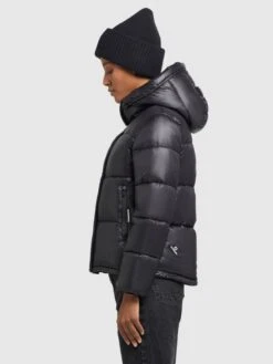 Khujo Vestes Dhiver Veste D’hiver Valona Femme Noir -Khujo 4042d98331f6fd8da1662ecb0f3cce44