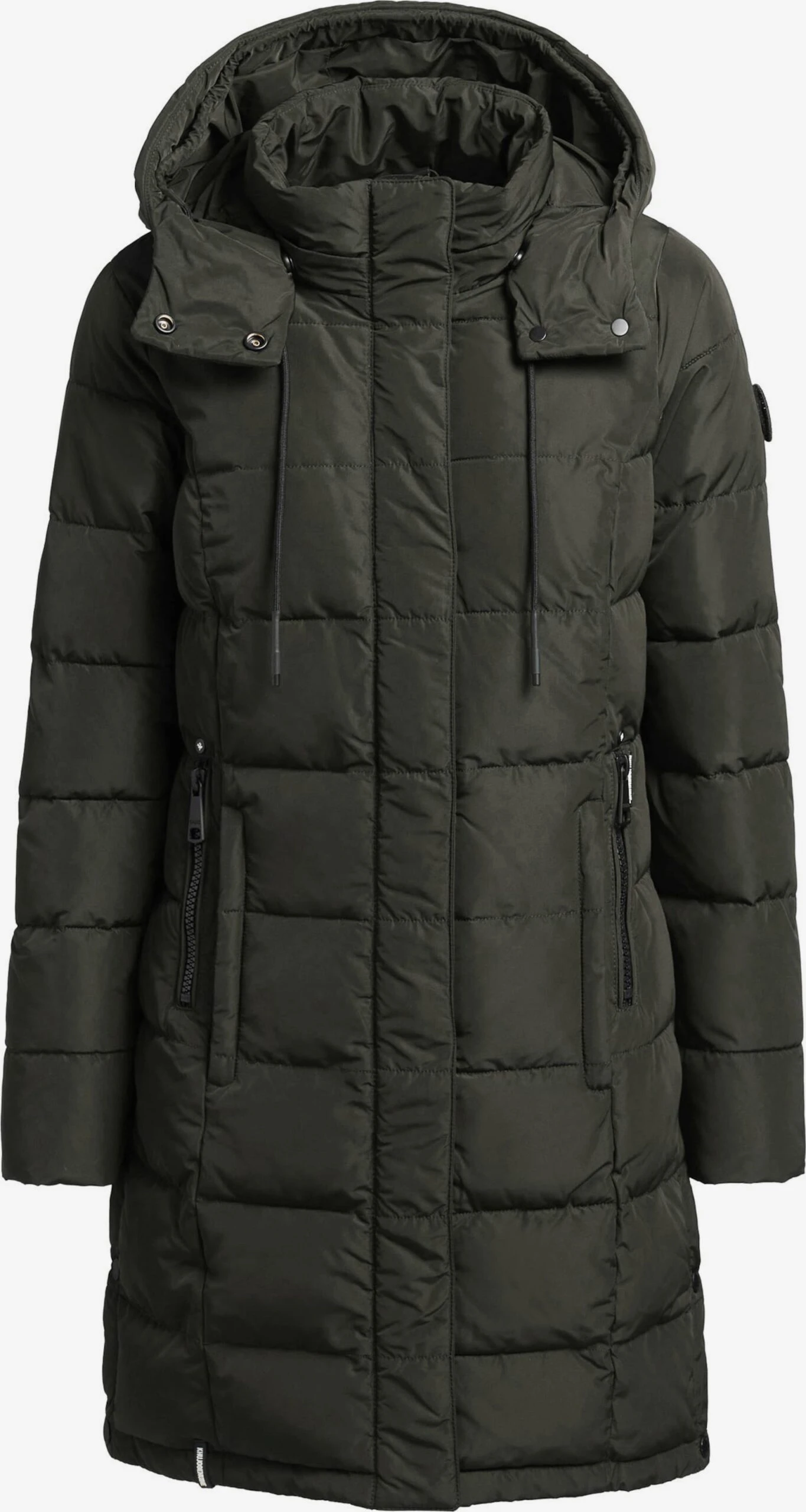 Khujo Manteaux Courts Manteau D’hiver Cups Femme Vert Foncé 3 Khujo Manteaux Courts Manteau D’hiver Cups Femme Vert Foncé