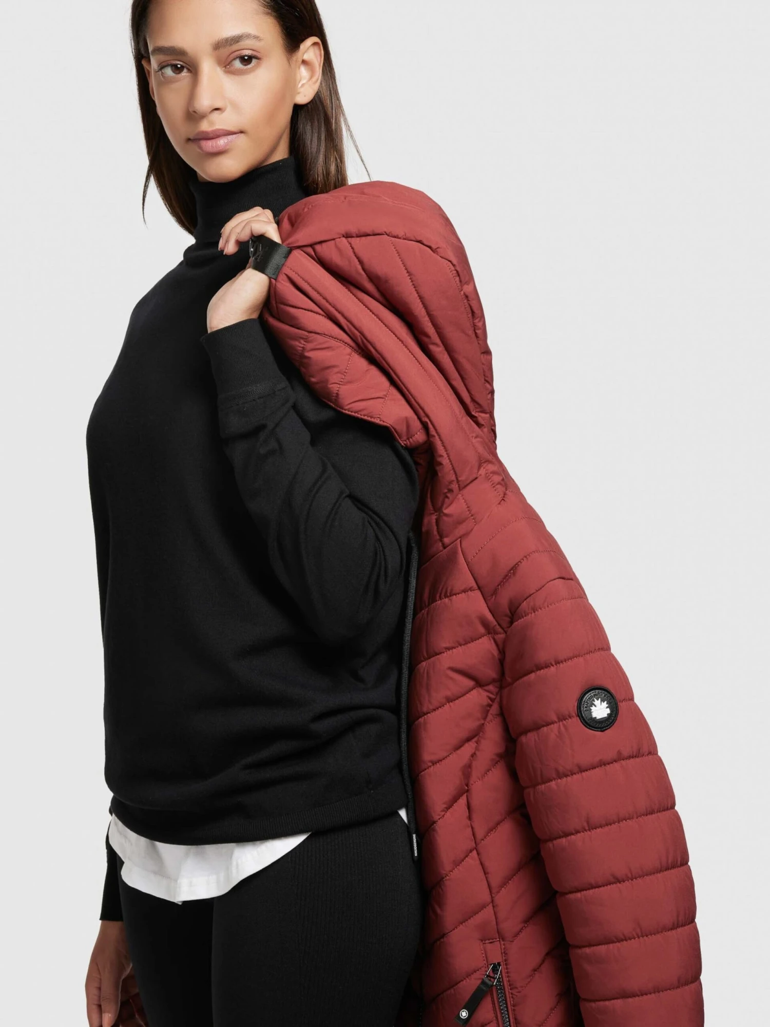 Khujo Manteaux Dhiver Manteau D’hiver Nita Femme Rouge Foncé 10 Khujo Manteaux Dhiver Manteau D’hiver Nita Femme Rouge Foncé - Image 8