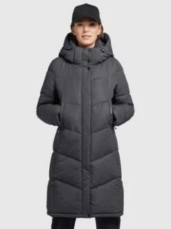 Khujo Manteaux Dhiver Manteau D’hiver Limetta Femme Graphite -Khujo 420089b4ced1a2e32f5e203ced967c2d