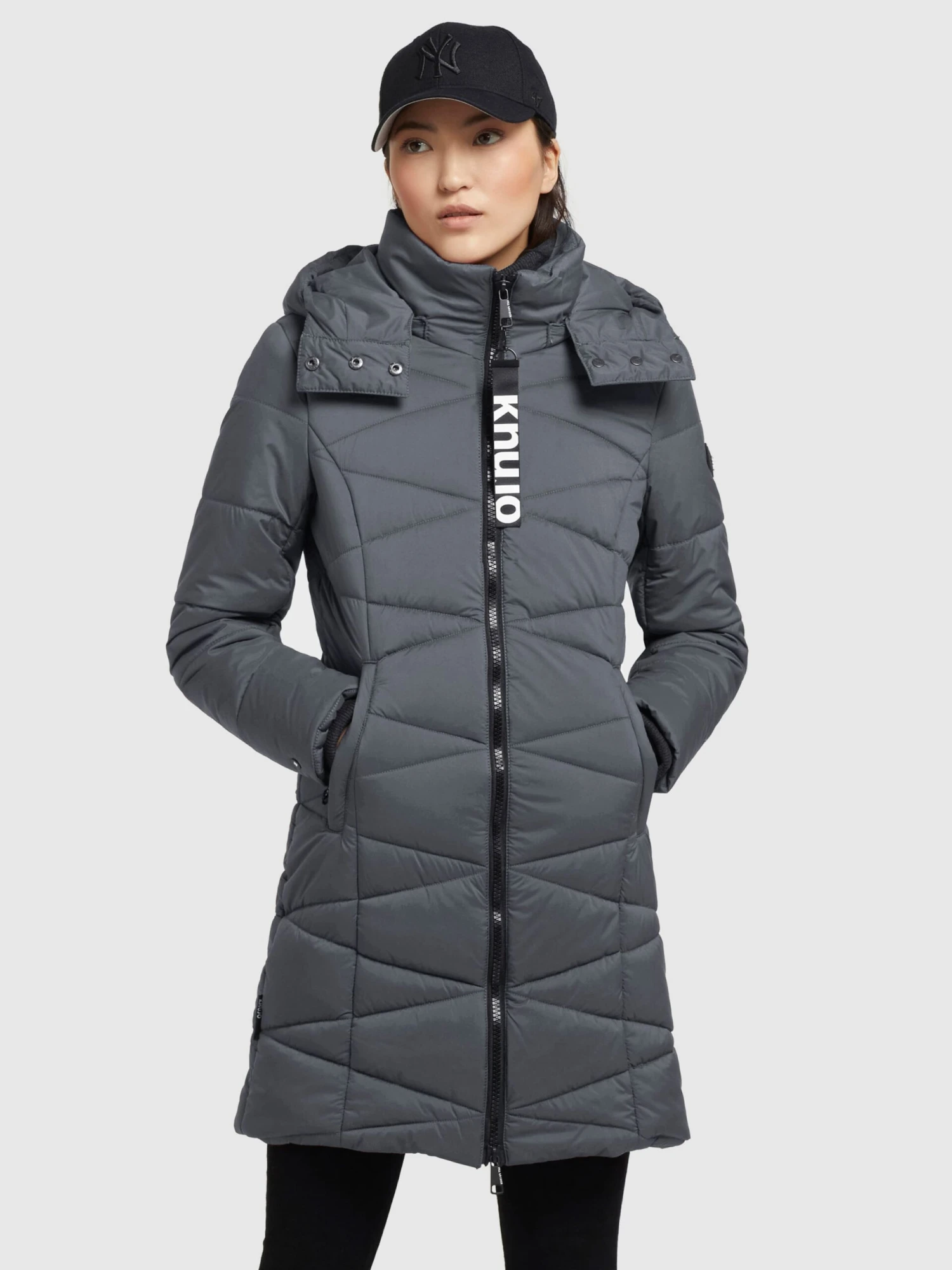 Khujo Manteaux De Mi-saison Manteau Mi-saison Fitt Light Femme Gris Foncé 4 Khujo Manteaux De Mi-saison Manteau Mi-saison Fitt Light Femme Gris Foncé - Image 2