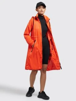 Khujo Manteaux De Mi-saison Manteau Mi-saison Marthe Femme Orange -Khujo 4418cc979ff6d929a95007a062afe2e4