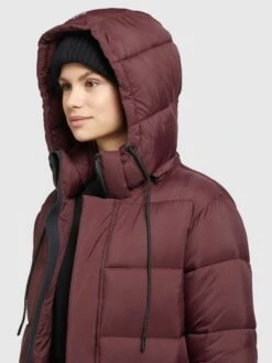 Khujo Manteaux Dhiver Manteau D’hiver Julina Femme Rouge Foncé 16 Khujo Manteaux Dhiver Manteau D’hiver Julina Femme Rouge Foncé -Khujo 4423a0bbb8e49c02d9cb8fe25c25f833