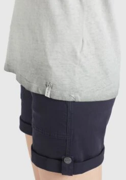 Khujo T-shirts T-shirt Pergola Femme Gris Foncé / Gris Chiné -Khujo 461070c0f63d55c9a3dcb3e2f5e036fb