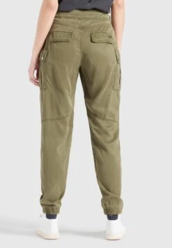 Khujo Pantalons Cargo Effilé Pantalon Cargo Joslin Femme Olive -Khujo 4740ec6779f332b6d0804efd2c1bf772