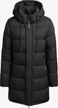 Khujo Manteaux Dhiver Manteau D’hiver Word Femme Noir
