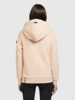 Khujo Sweats à Capuche Sweat-shirt Rhabea Femme Abricot -Khujo 47902be05e54d7633c0050beeadc9d8e