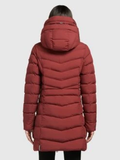 Khujo Manteaux Courts Manteau D’hiver Tuhani Femme Rouge Rouille -Khujo 48db043fcac1ecbc43c1a72dd54eb8c0
