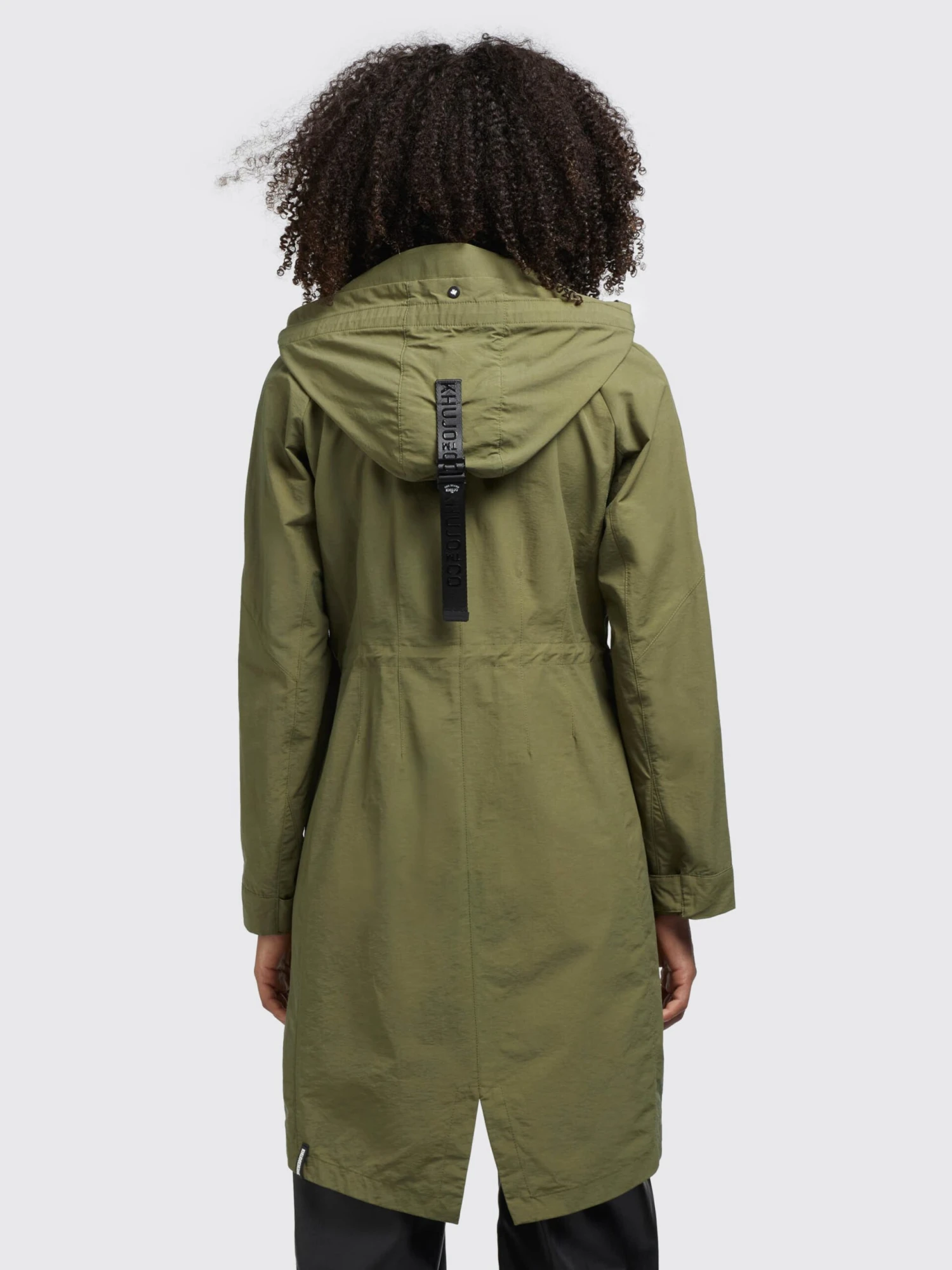Khujo Parkas Parka Mi-saison Femme Olive 6 Khujo Parkas Parka Mi-saison Femme Olive - Image 4