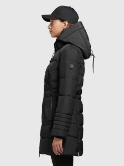 Khujo Manteaux Courts Manteau Mi-saison Amaray Femme Noir -Khujo 4be6d1507c2d3cf71e9882e474d29864