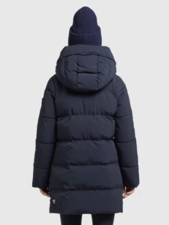 Khujo Manteaux Courts Manteau D’hiver Wente Femme Bleu Foncé -Khujo 4c9a673a85ecd7f4c0c0d42ece14b9a6