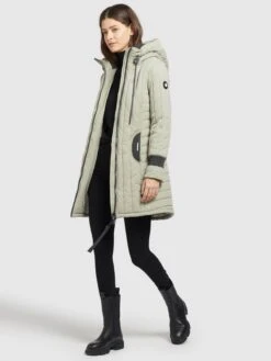 Khujo Manteaux De Mi-saison Manteau Mi-saison Jerry Femme Menthe -Khujo 4f568d6a8fb16f74956dda975b79a048