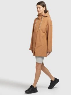 Khujo Manteaux De Mi-saison Manteau Mi-saison Artisa Femme Beige -Khujo 4f9cd71d620e10324335effc5a537b8e