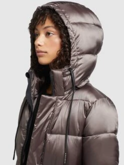 Khujo Manteaux Dhiver Manteau D’hiver Julina Femme Taupe -Khujo 50fa37dd08015491545046b23821dad7