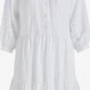 Khujo Robes Fluides Robe-chemise Crepes Femme Blanc 2 Khujo Robes Fluides Robe-chemise Crepes Femme Blanc -Khujo 5204f678911f371e33220c1cd3bf8814