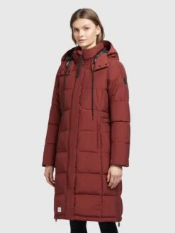 Khujo Manteaux Dhiver Manteau D’hiver Cliv Femme Rouge Rouille -Khujo 5280cf6b911d20edd12a261eebcd4b1f