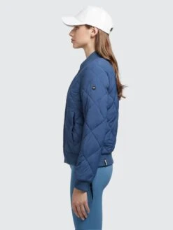 Khujo Vestes De Mi-saison Veste Mi-saison Leona Femme Bleu -Khujo 54167bd8028fe55dbc59811892513bdd