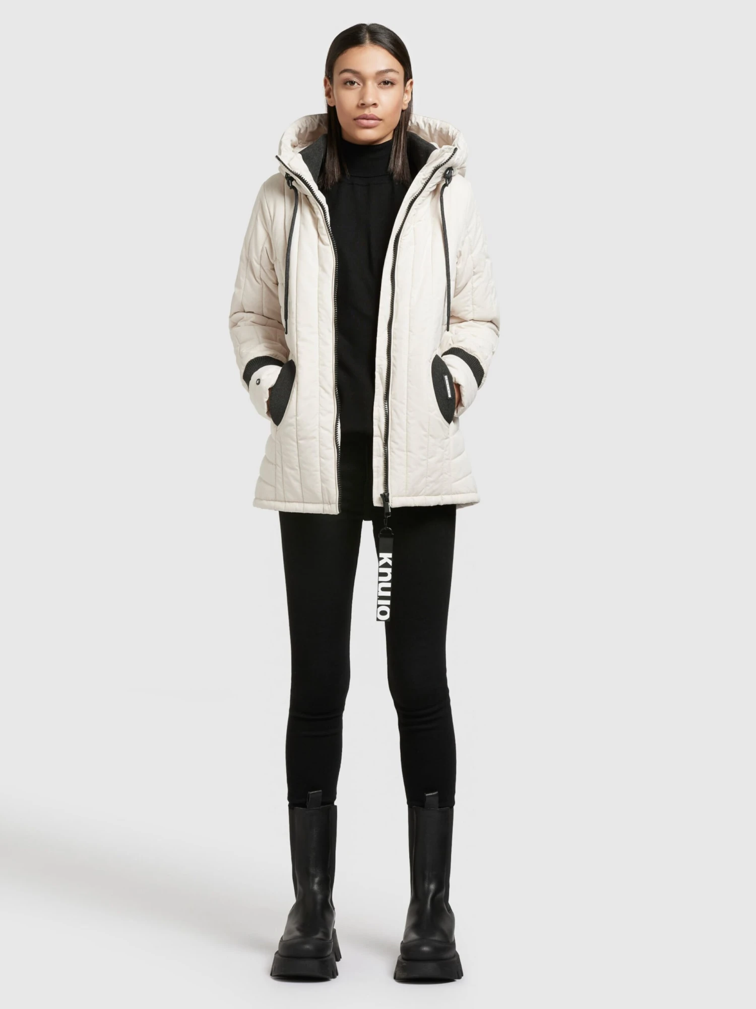 Khujo Vestes De Mi-saison Veste Mi-saison Tweety Femme Blanc Cassé 8 Khujo Vestes De Mi-saison Veste Mi-saison Tweety Femme Blanc Cassé - Image 6