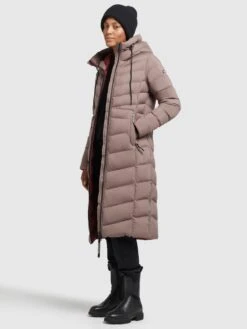 Khujo Manteaux Dhiver Manteau D’hiver Ingram2 Femme Taupe -Khujo 55373d92cd44d01e0f7d340072efc852