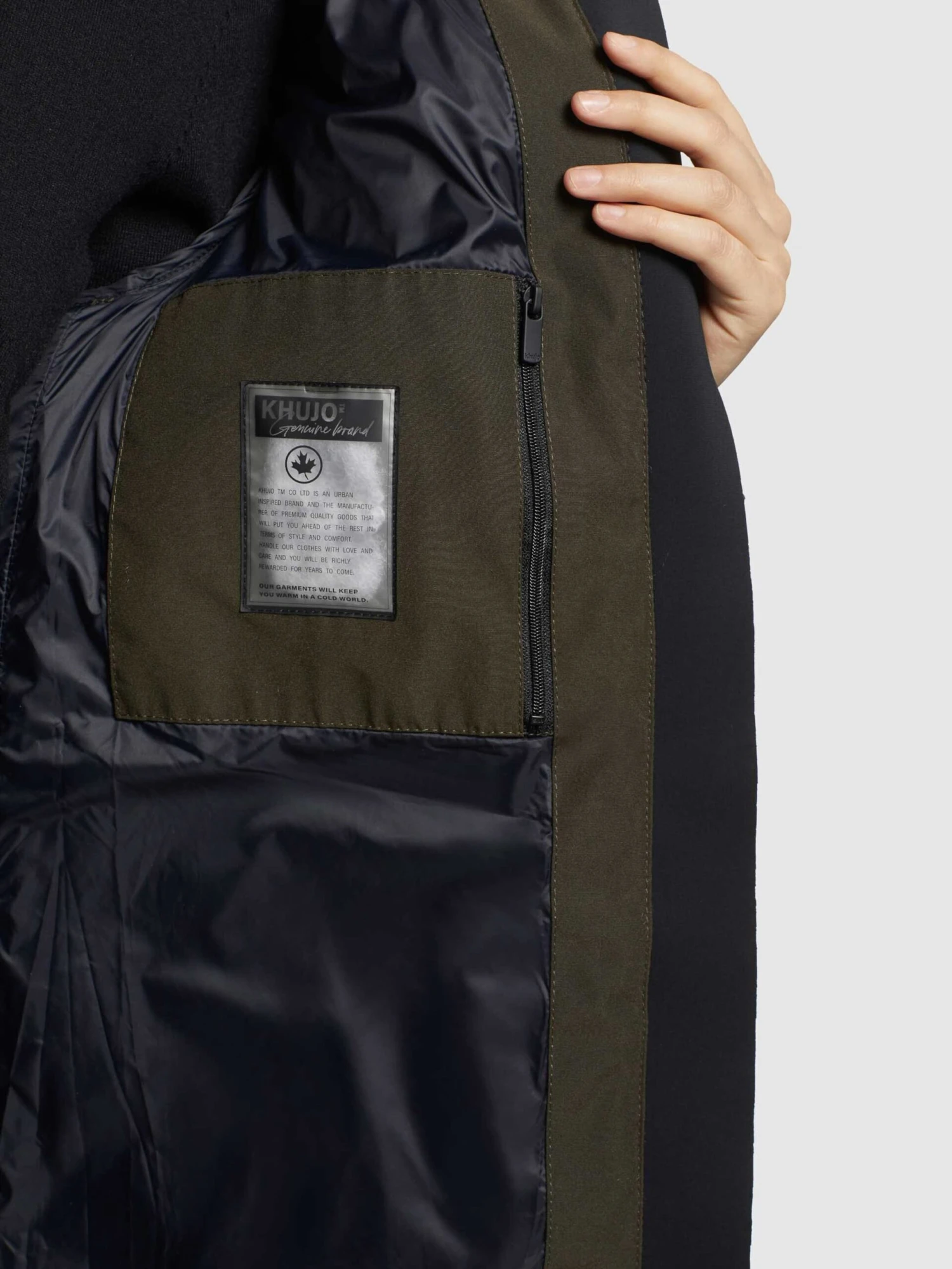 Khujo Manteaux Courts Manteau D’hiver Mats Femme Vert Foncé 10 Khujo Manteaux Courts Manteau D’hiver Mats Femme Vert Foncé - Image 8