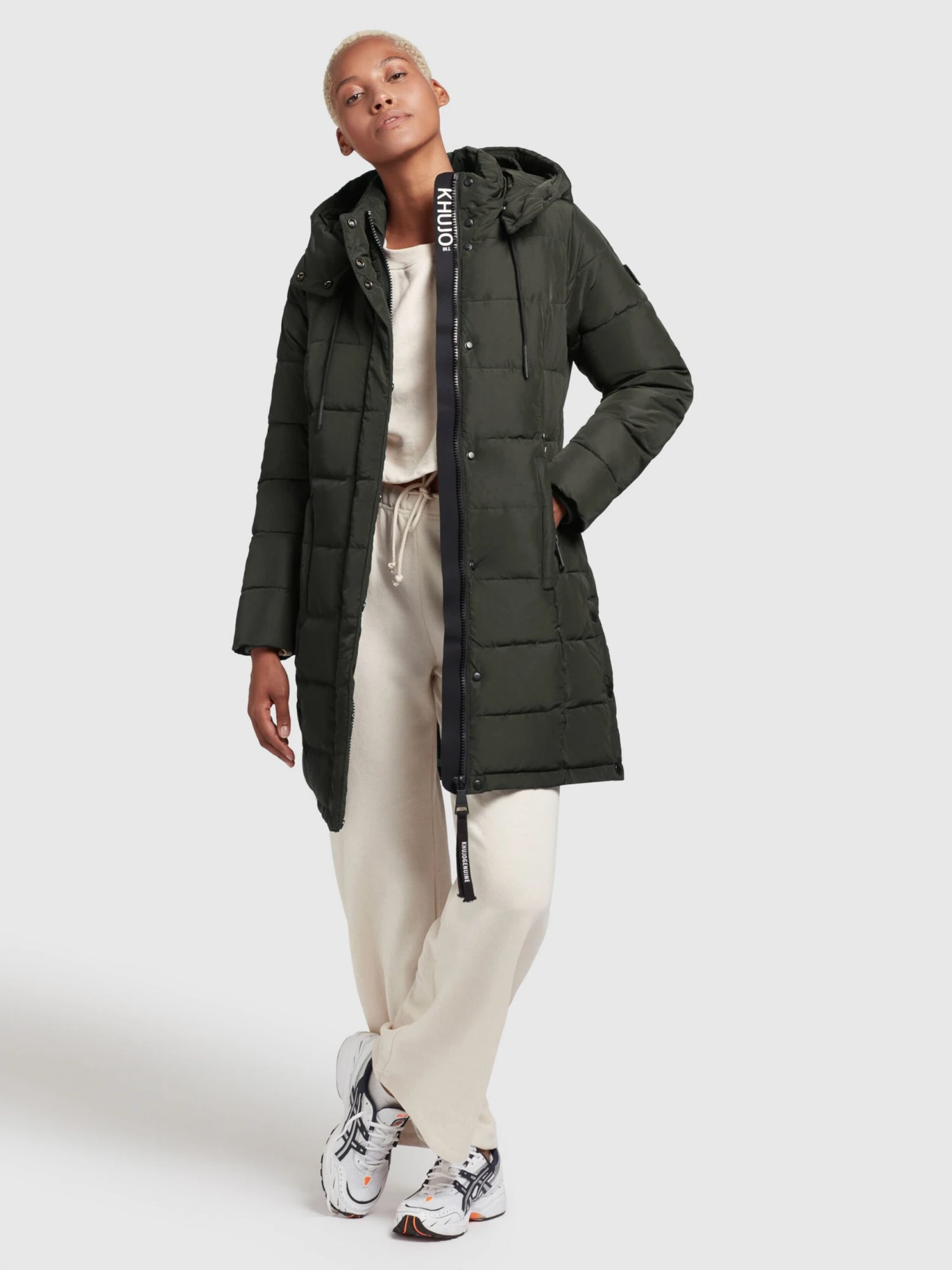 Khujo Manteaux Courts Manteau D’hiver Cups Femme Vert Foncé 8 Khujo Manteaux Courts Manteau D’hiver Cups Femme Vert Foncé - Image 6