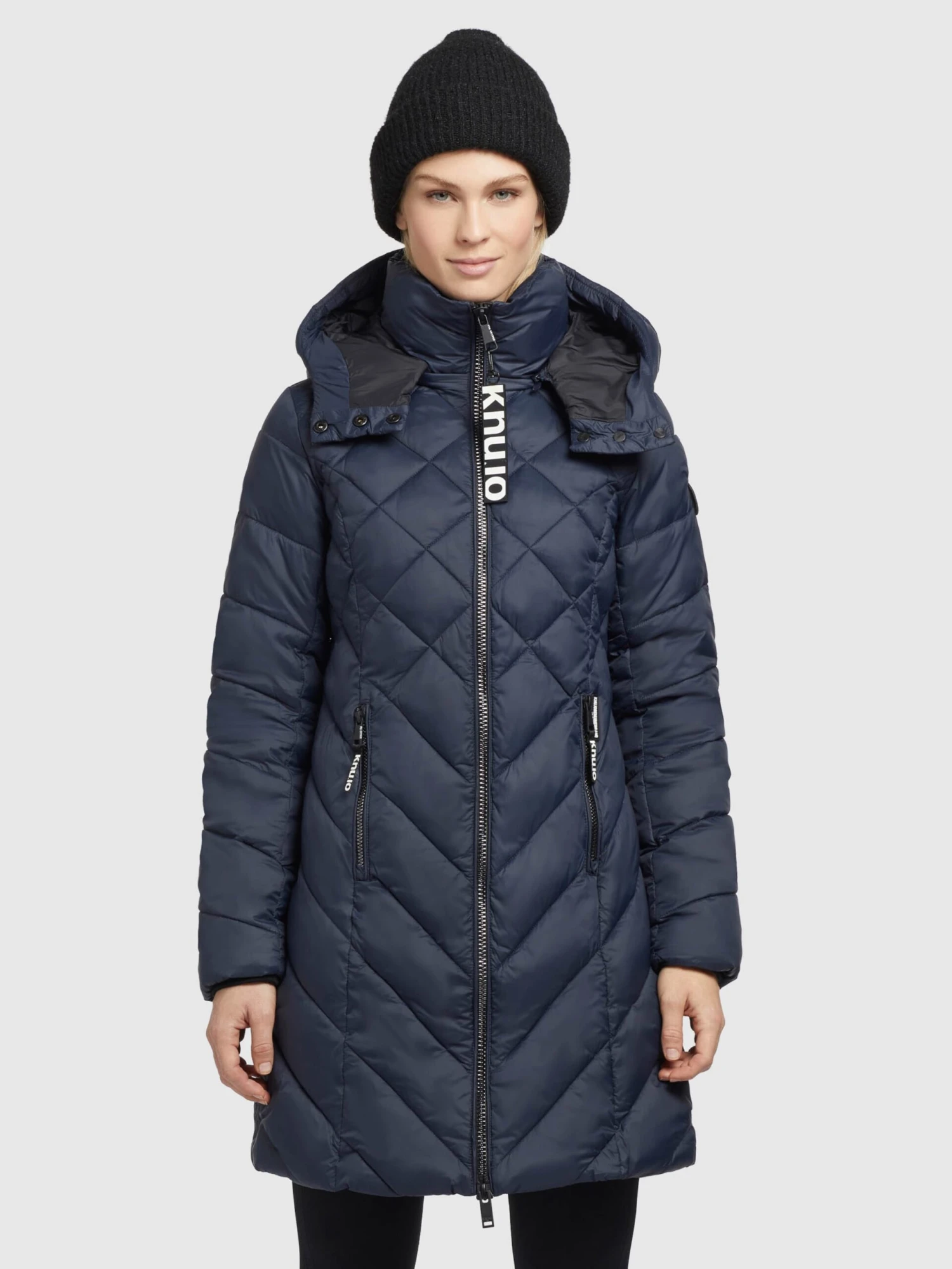 Khujo Manteaux De Mi-saison Manteau Mi-saison Aneth Femme Bleu Marine 4 Khujo Manteaux De Mi-saison Manteau Mi-saison Aneth Femme Bleu Marine - Image 2