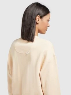 Khujo Sweats Sweat-shirt Esperanza Femme Jaune Clair -Khujo 592dc18e6399bd2913d7d7fb48420109