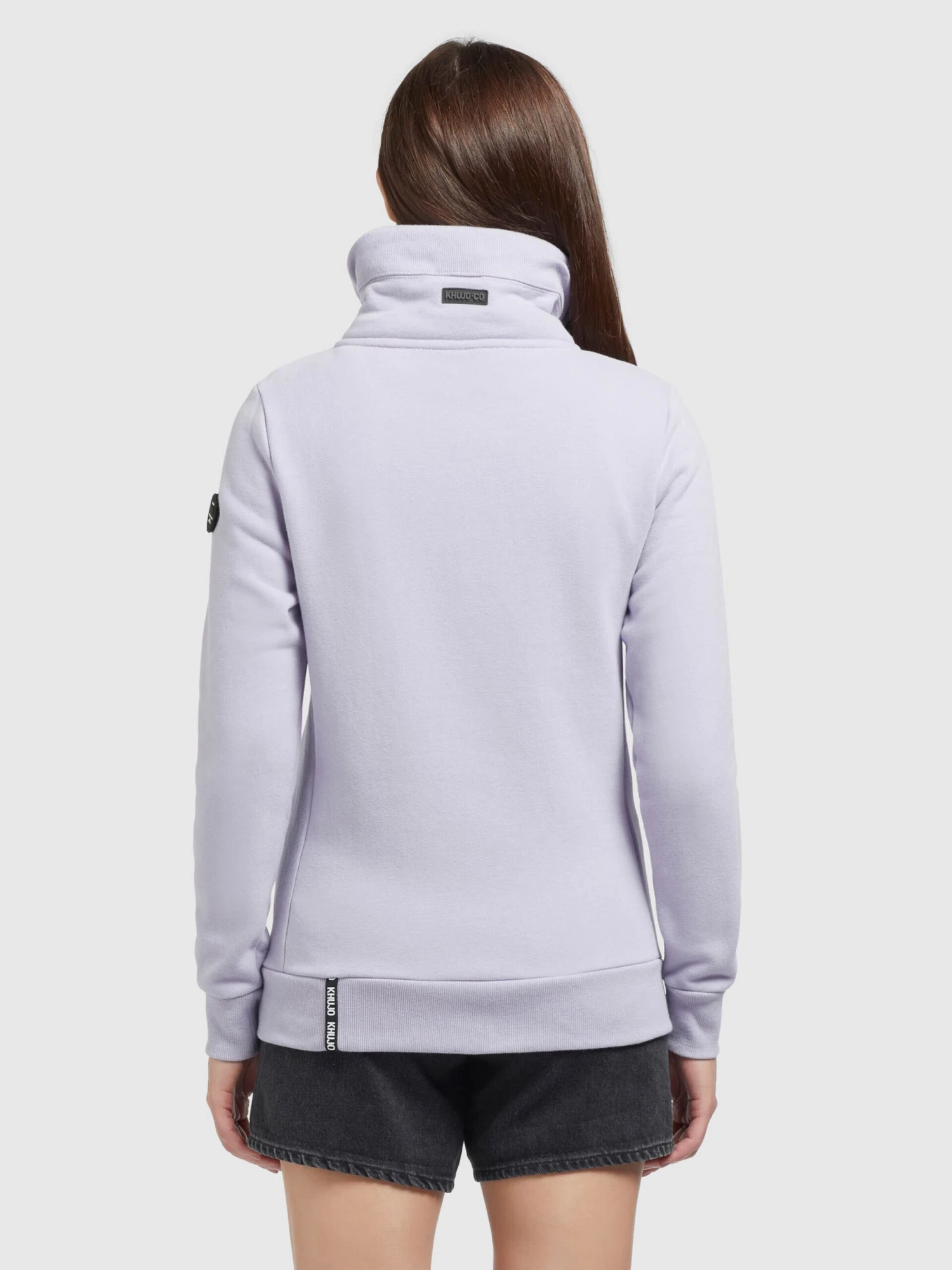 Khujo Sweats Zippés Veste De Survêtement Totsta Femme Lavande 6 Khujo Sweats Zippés Veste De Survêtement Totsta Femme Lavande - Image 4