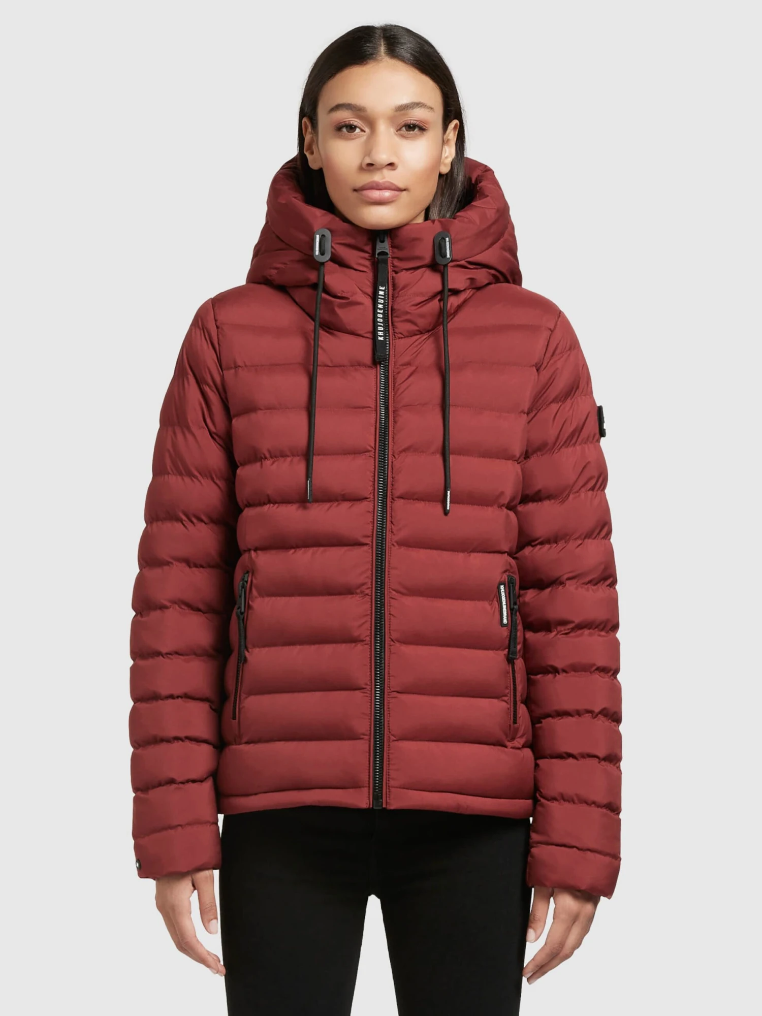 Khujo Vestes De Mi-saison Veste Mi-saison Lovina Femme Rouge Foncé 4 Khujo Vestes De Mi-saison Veste Mi-saison Lovina Femme Rouge Foncé - Image 2