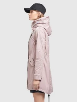 Khujo Parkas Parka Mi-saison DAYES Femme Rose -Khujo 5c1ee01ad3585267d28ee88a151f72d2