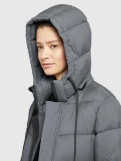 Khujo Manteaux Dhiver Manteau D’hiver Julina Femme Gris Foncé -Khujo 5c8345a2cb467b3ff4d3ae589615f7cf