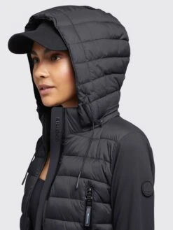 Khujo Vestes De Mi-saison Veste Mi-saison Dalis Matt Femme Noir -Khujo 5df6cffc63b81bc1c7fc292d393977fd