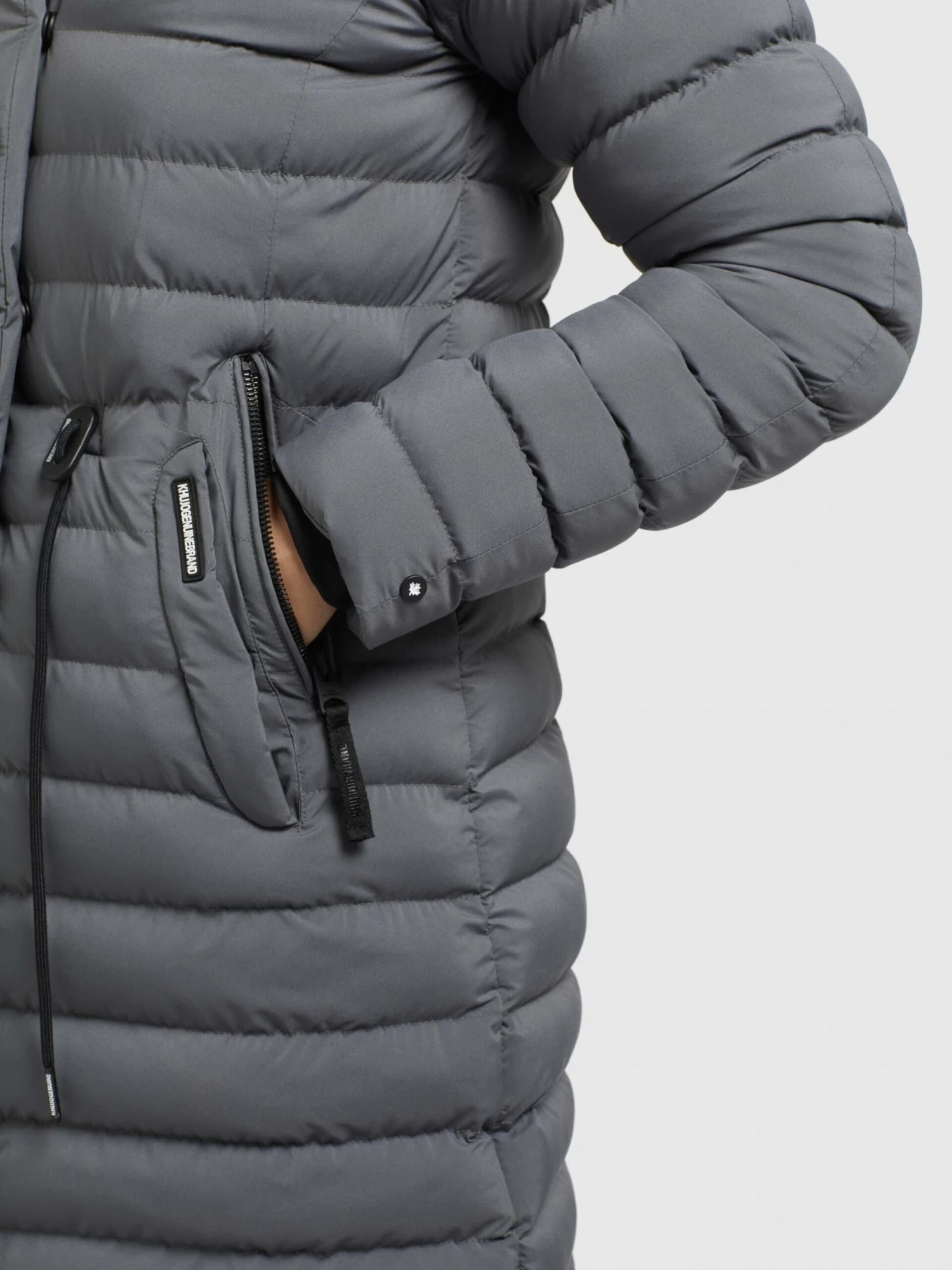 Khujo Manteaux Dhiver Manteau D’hiver Niana Femme Anthracite 10 Khujo Manteaux Dhiver Manteau D’hiver Niana Femme Anthracite - Image 8