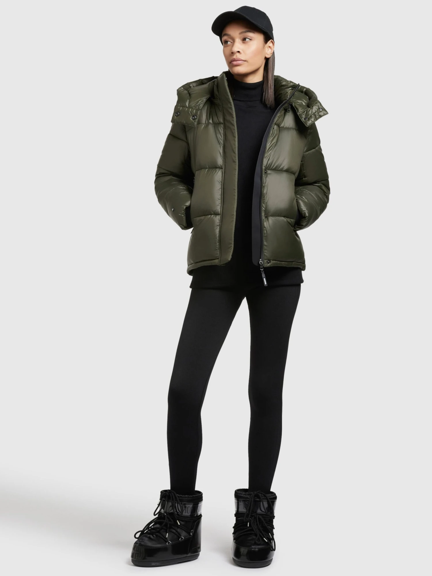 Khujo Vestes Dhiver Veste D’hiver Valona Femme Vert Foncé 5 Khujo Vestes Dhiver Veste D’hiver Valona Femme Vert Foncé - Image 3