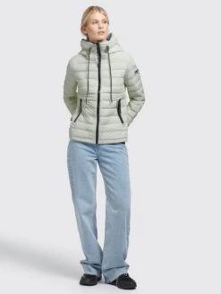 Khujo Vestes De Mi-saison Veste Mi-saison LOVINA4 Femme Vert -Khujo 635034d8ca2015217bc022685409ce07