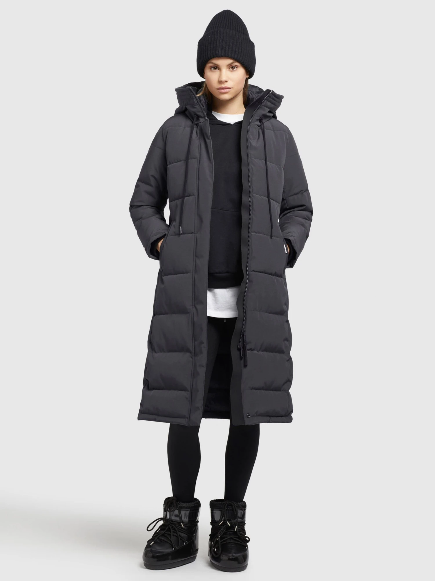 Khujo Manteaux Dhiver Manteau D’hiver Rugg Femme Graphite 8 Khujo Manteaux Dhiver Manteau D’hiver Rugg Femme Graphite - Image 6