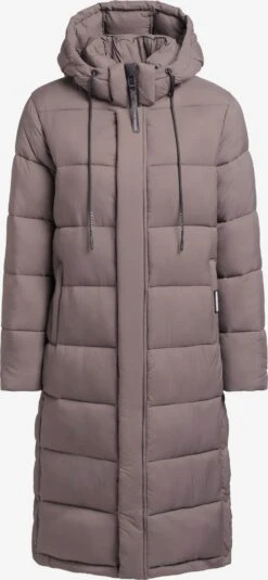 Khujo Manteaux Dhiver Manteau D’hiver Julina Femme Mauve