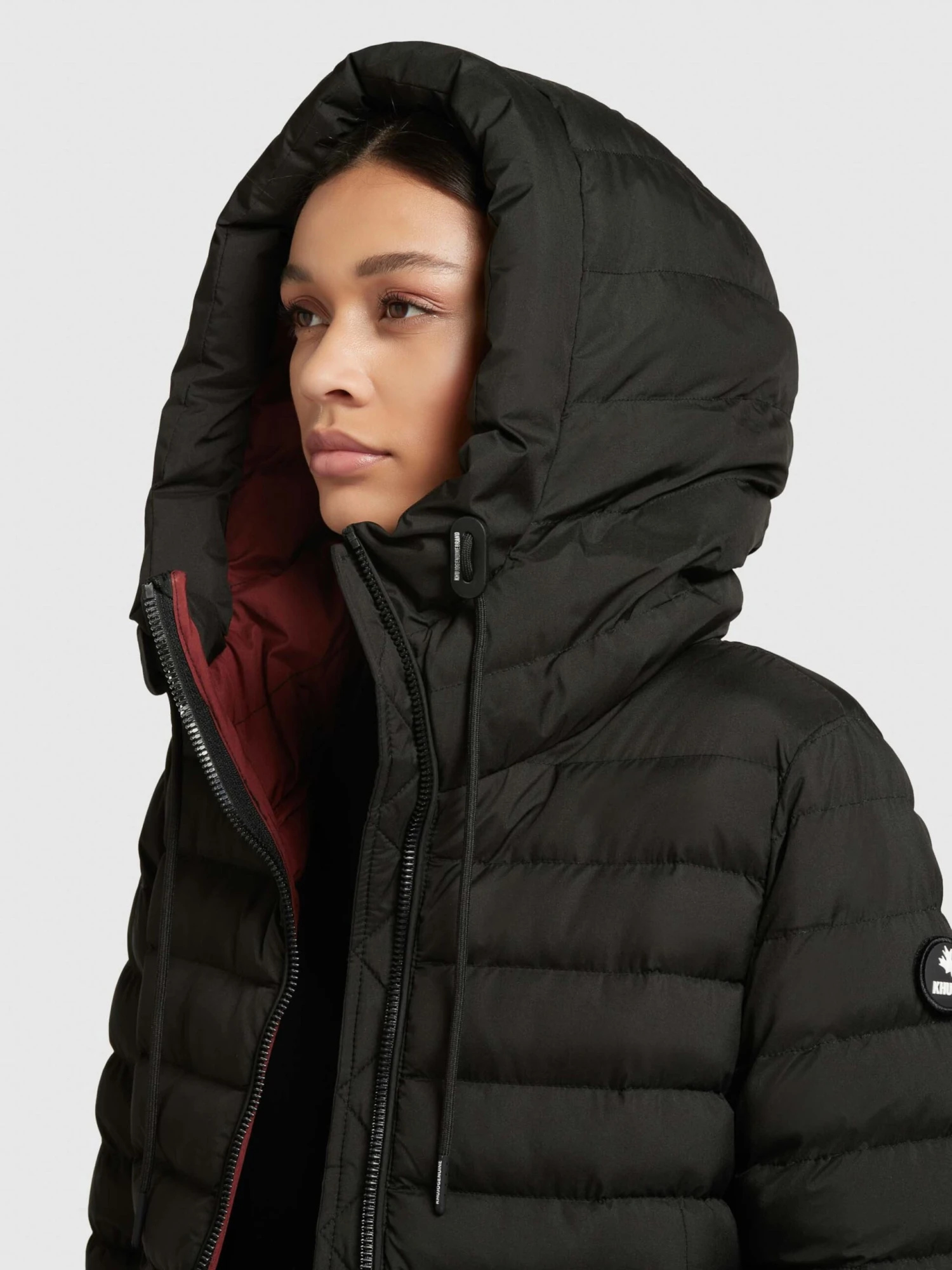 Khujo Vestes De Mi-saison Veste Mi-saison Lovina Femme Noir 9 Khujo Vestes De Mi-saison Veste Mi-saison Lovina Femme Noir - Image 7